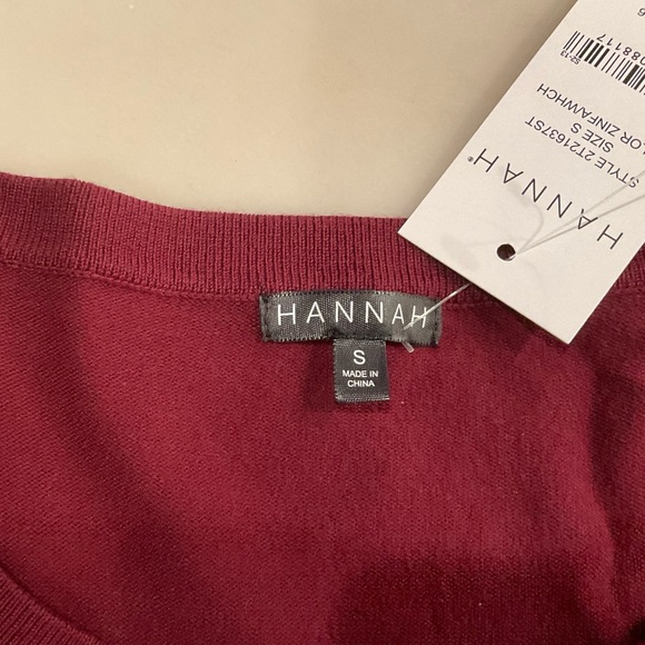 Hannah stripe knit sweater top Sz S NWT - Picture 4 of 7